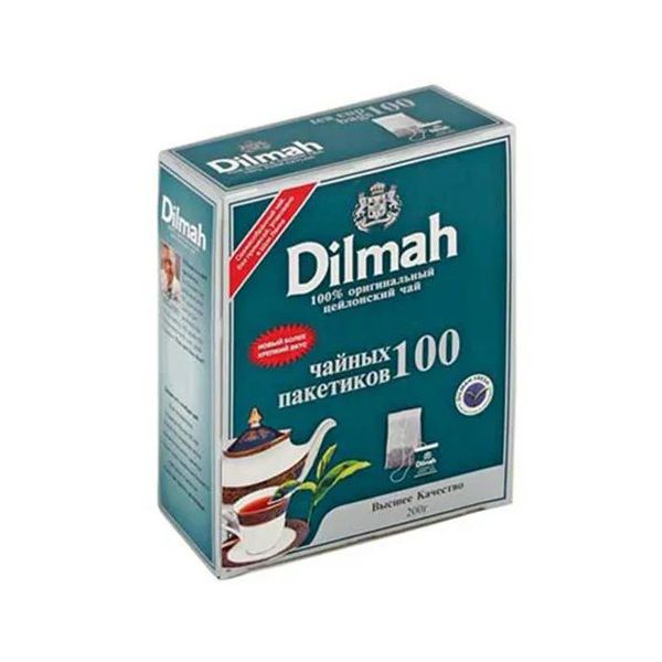 Чай черный Dilmah Серебряная линия в пакетиках 2 г x 100 шт