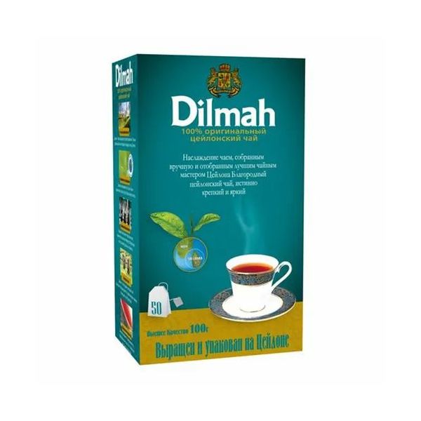 

Чай черный Dilmah Серебряная линия в пакетиках 2 г x 50 шт