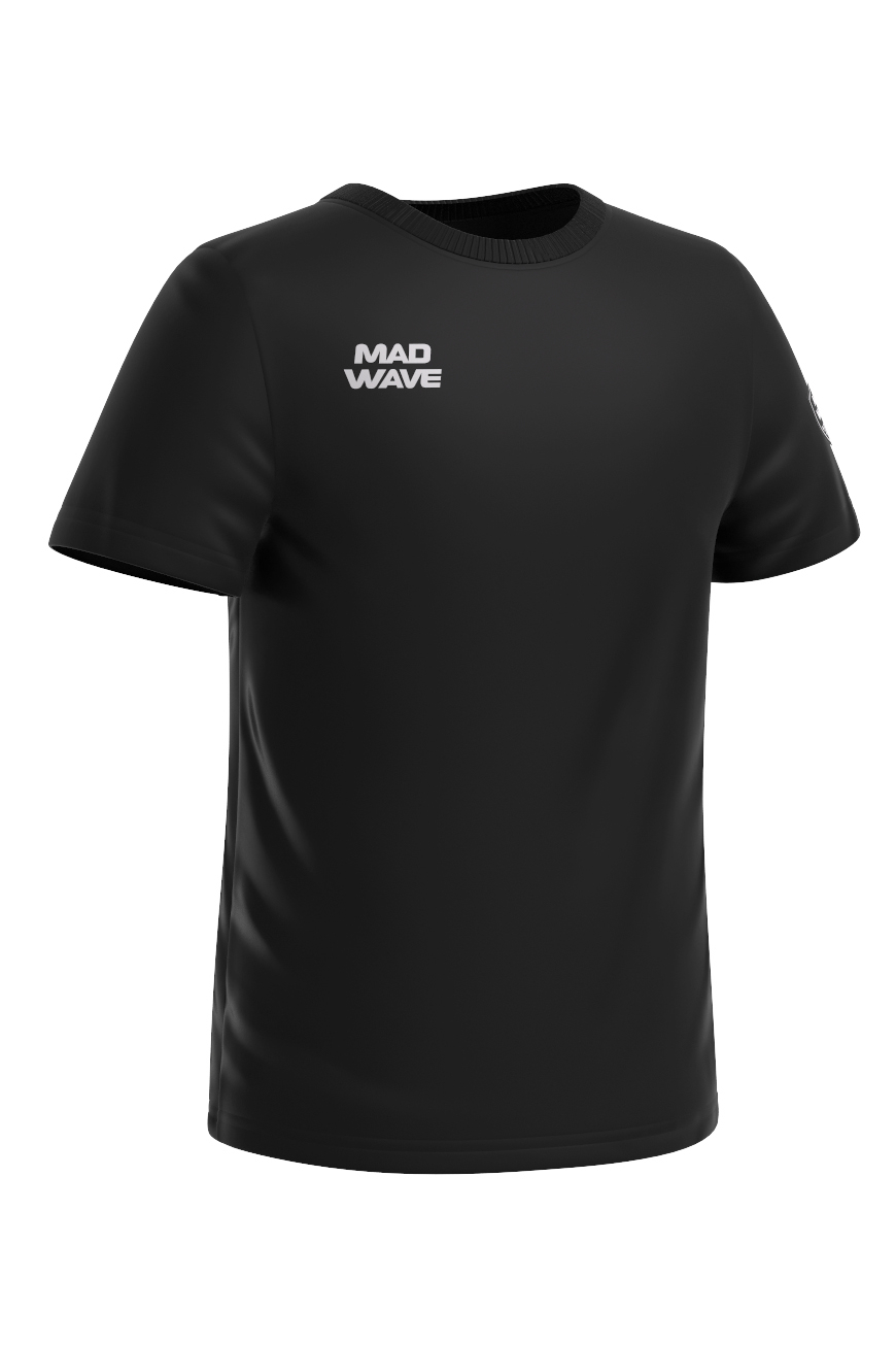 

Футболка детская Mad Wave MW T-shirt Stretch Junior, черный, 152, MW T-shirt Stretch Junior