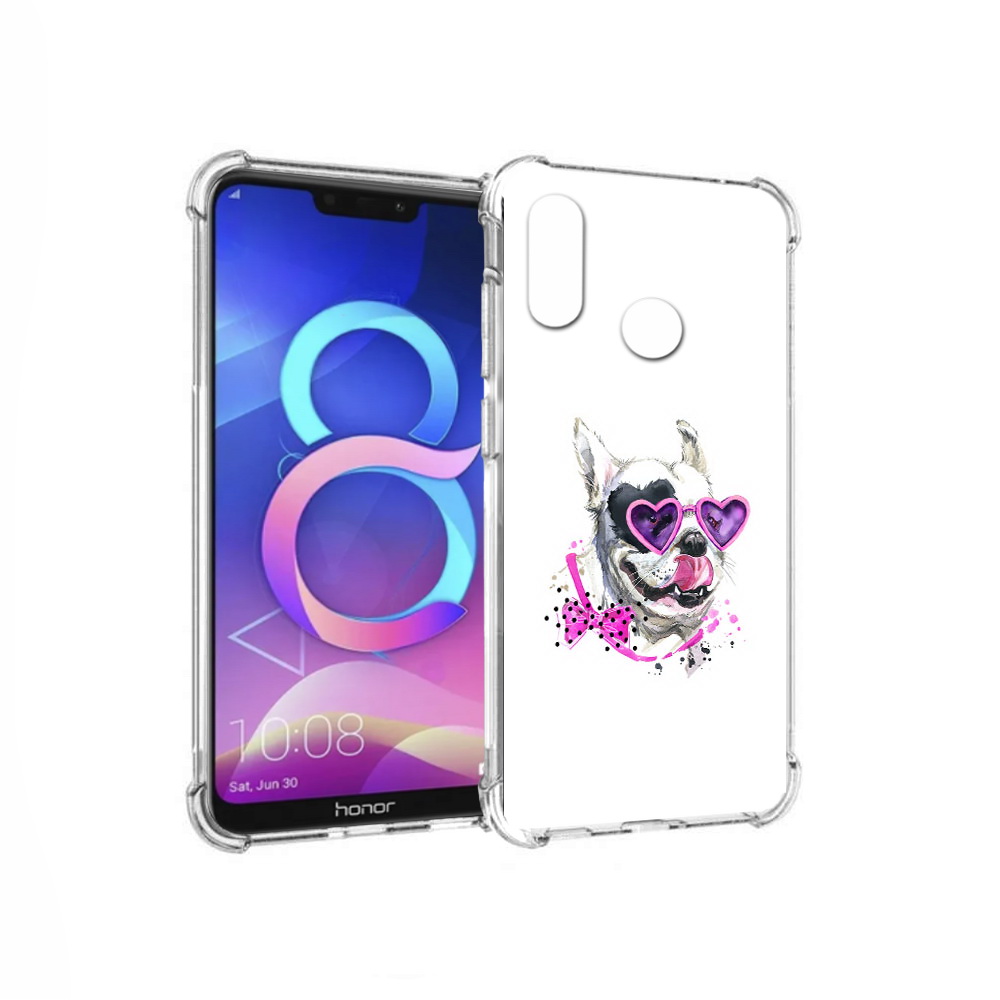 

Чехол MyPads Tocco для Honor 8C акварельный пёс (PT121522.29.218), Прозрачный, Tocco