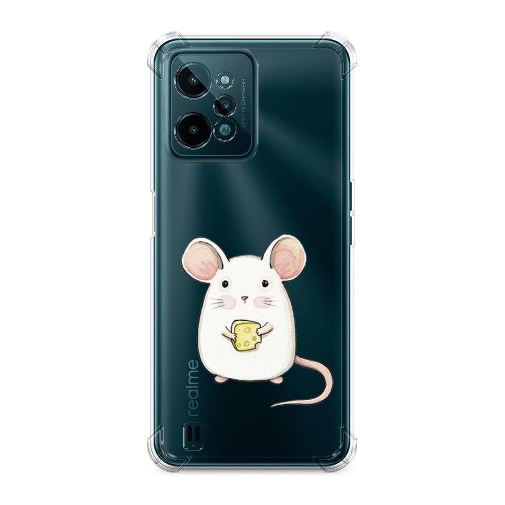 

Чехол Awog на Oppo Realme C15 "Мышка", Белый;розовый;прозрачный, 259351-1