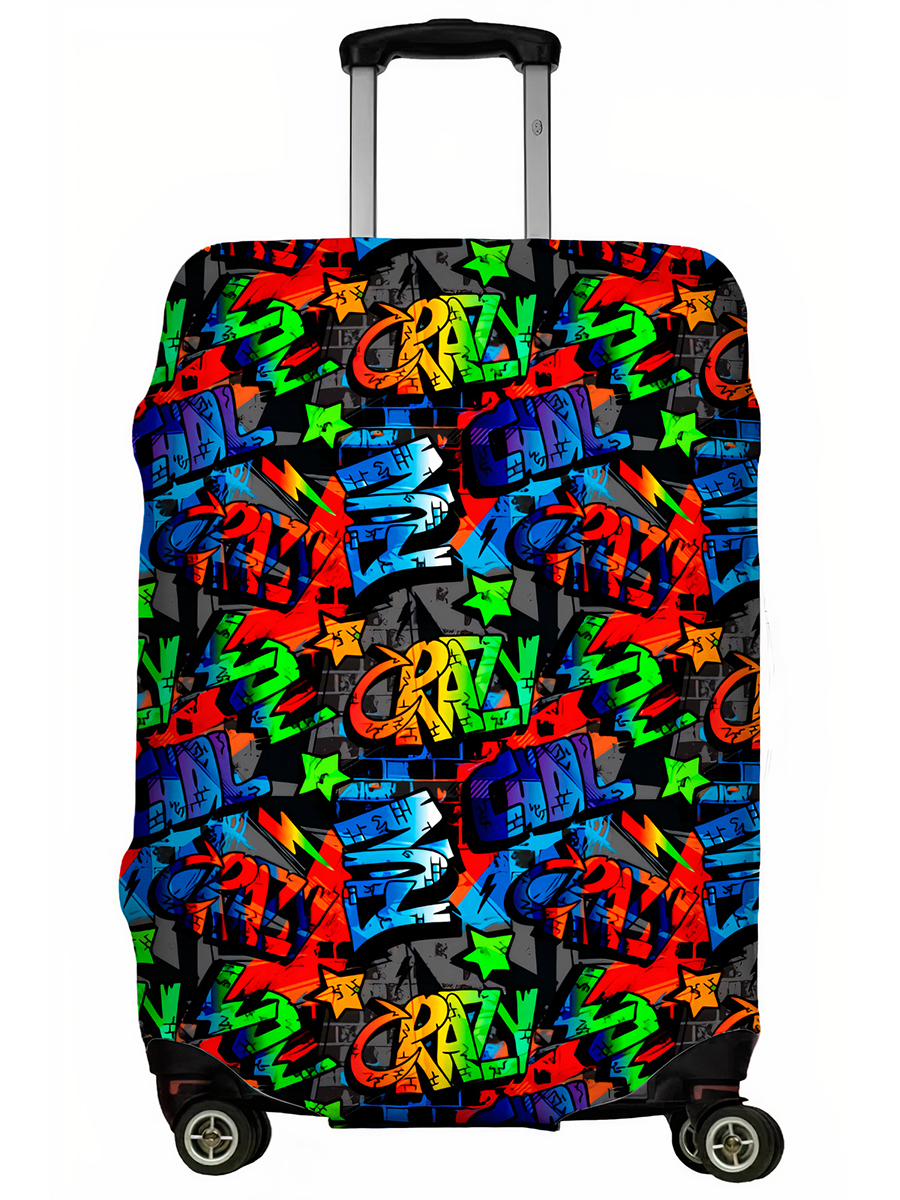 

Чехол для чемодана LeJoy LJ-CASE-436 Crazy multi L, LJ-CASE-436