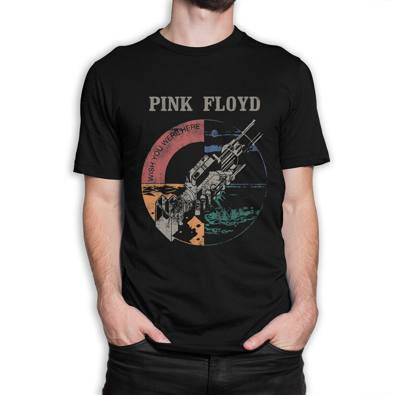 фото Футболка мужская dream shirts pink floyd - wish you were here 556016222 черная m