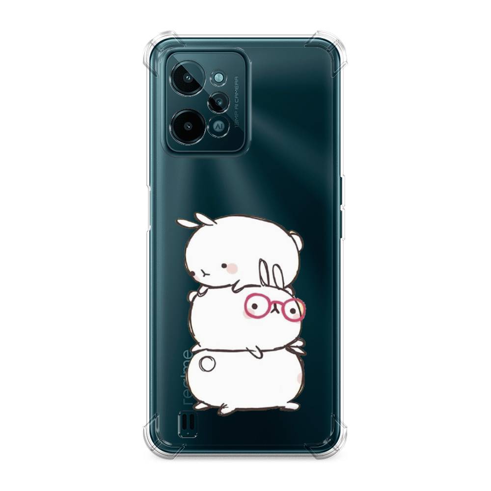 

Чехол Awog на Oppo Realme C15 "Бутерброд", Розовый, 259351-1