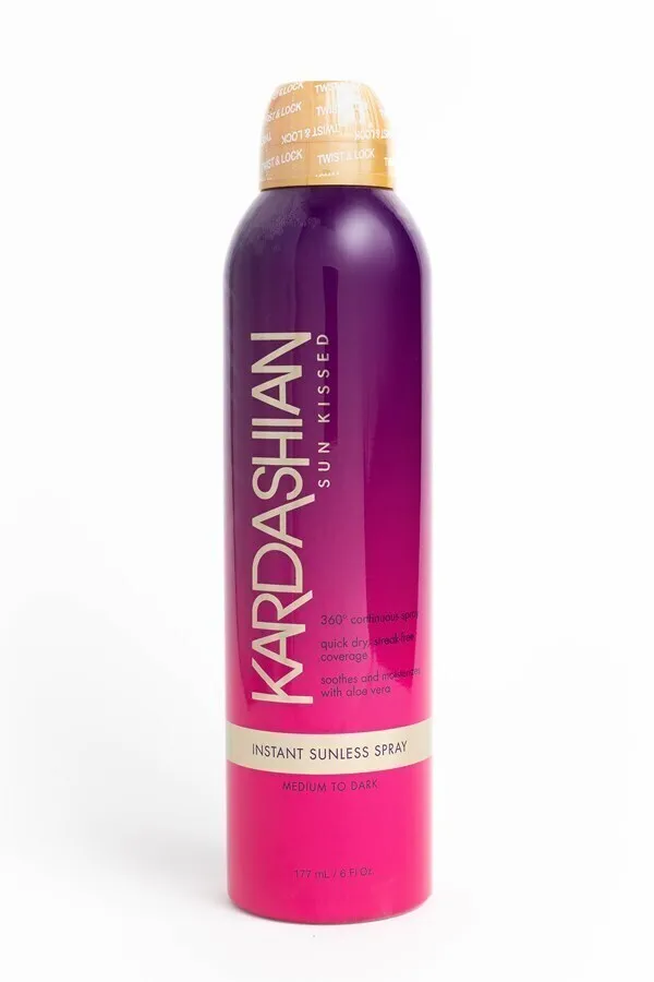 Спрей-автозагар средней интенсивности проявления Kardashian Instant Sunless Spray дезодорант спрей для тела deodorante multi attivo 24 ore spray al latte di aloe 100мл