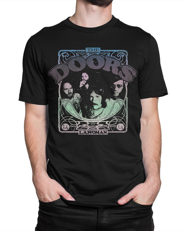 фото Футболка мужская dream shirts the doors - 556014222 черная 3xl