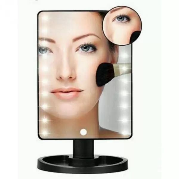 Зеркало Large Led Mirror 16 LED Черный