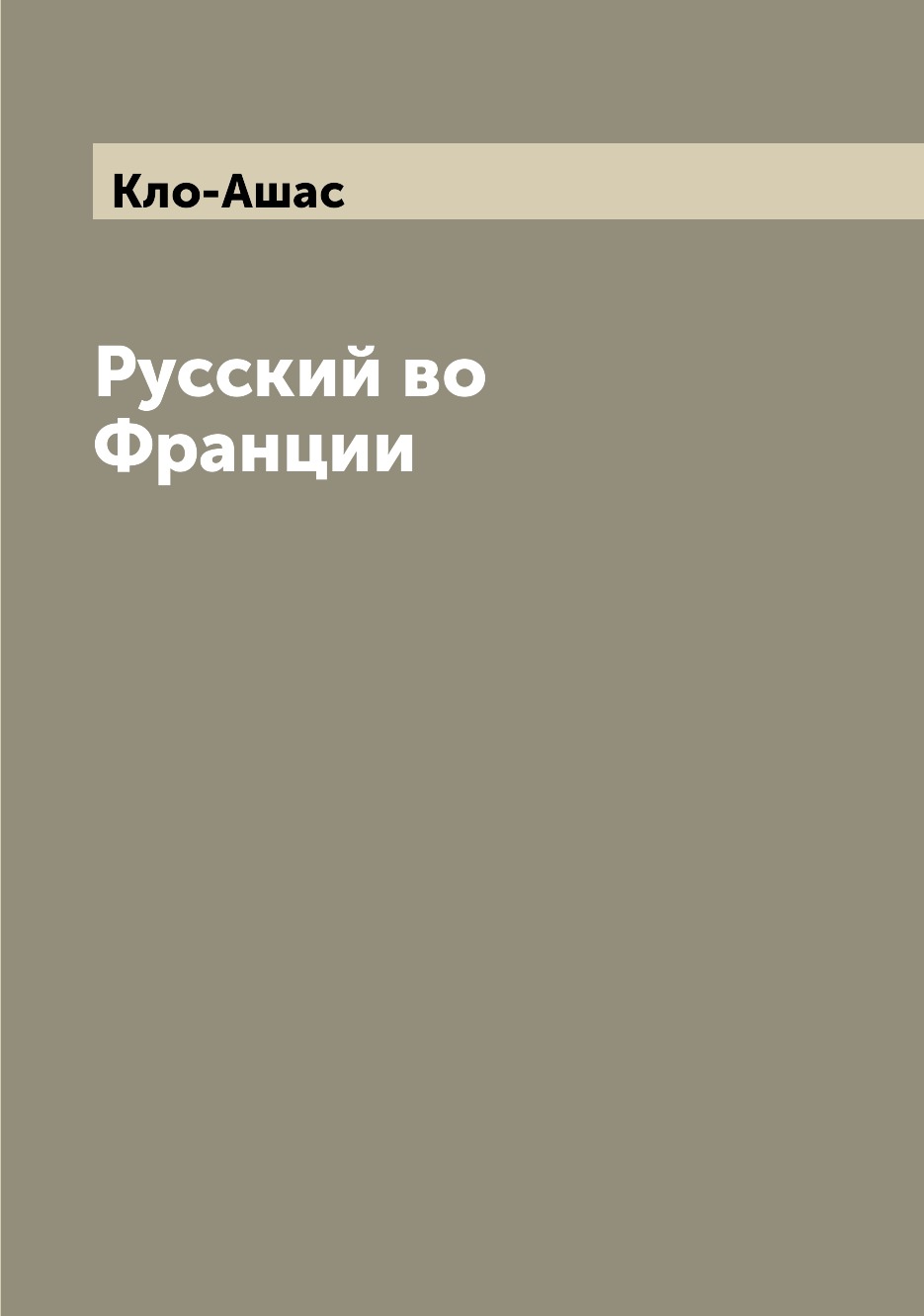 

Книга Русский во Франции
