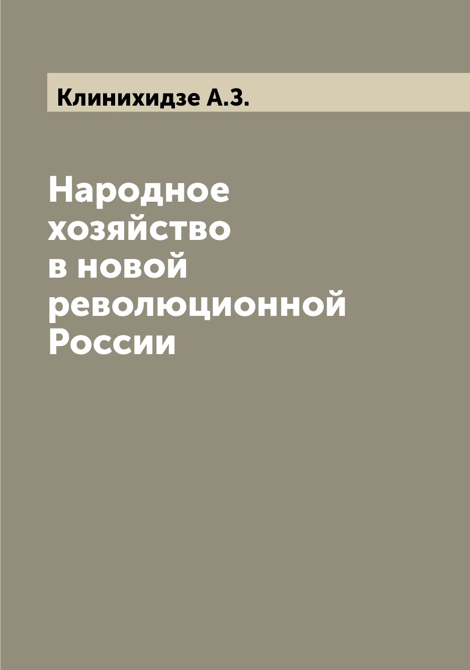 

Книга Народное хозяйство в новой революционной России