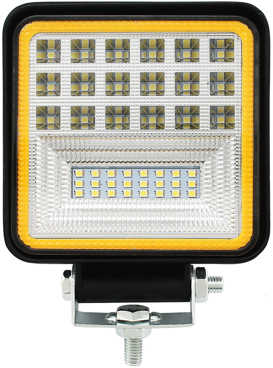 Фара светодиодная противотуманная 12-80V, 126W (105х105мм, 40 LED) AT AT15797