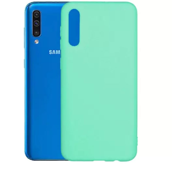 

Накладка силикон для Samsung Silicone Cover A505 Galaxy A50 Mint, Зеленый, A505