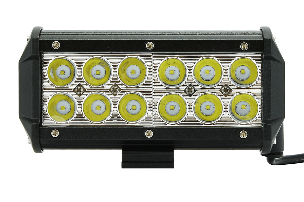 Фара светодиодная 12 LED 10-30V 36W 160x80мм противотуманная ходовые огни AT AT15763