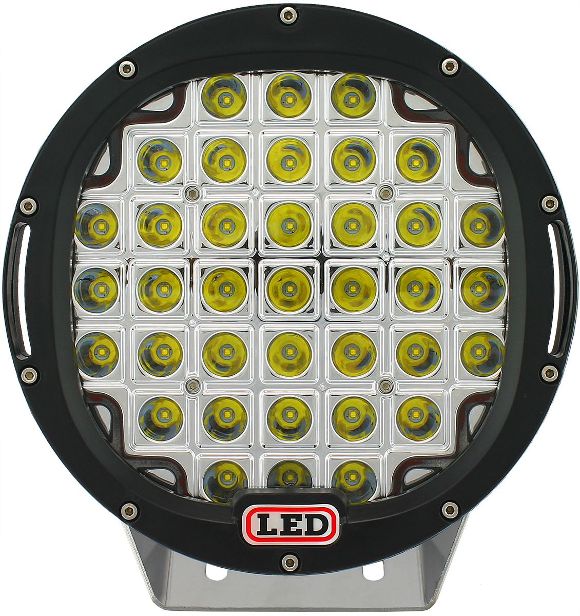 

Фара светодиодная противотуманная 12-80V 185W (d-220мм, 37 LED) AT AT15758