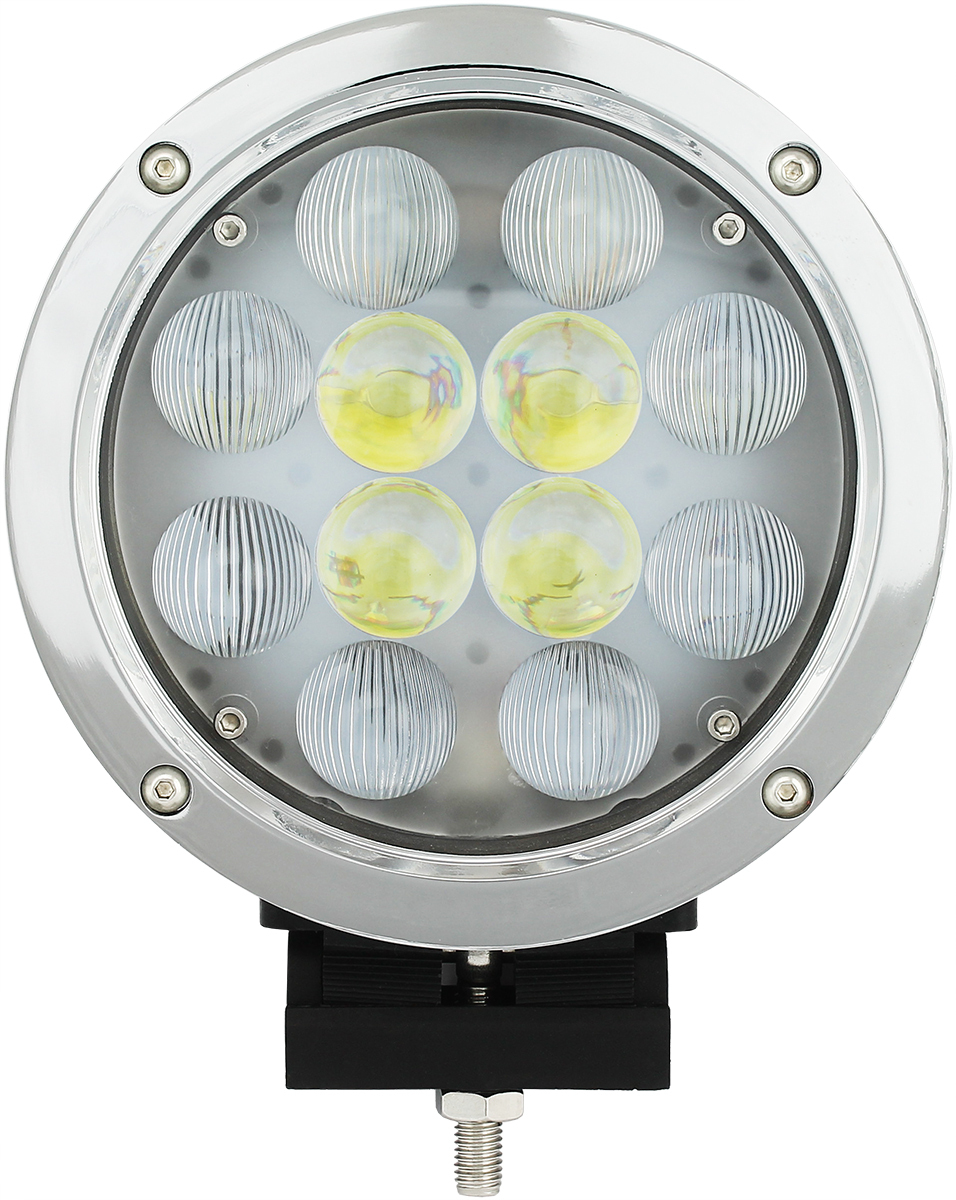 

Фара светодиодная 12 LED 10-30V 60W d-180мм противотуманная ходовые огни AT AT15755