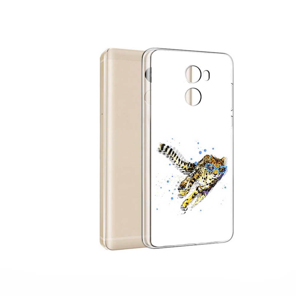 

Чехол MyPads Tocco для Xiaomi Redmi 4 Pro гепард в очках (PT47305.303.287), Прозрачный, Tocco