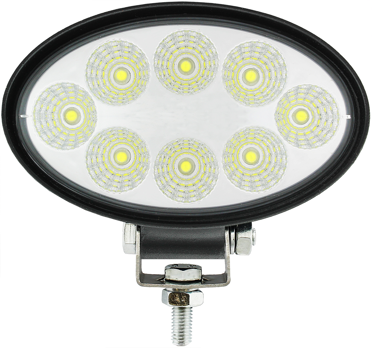 Фара светодиодная 8 LED 10-30V 24W 142х90мм противотуманная ходовые огни AT AT15745