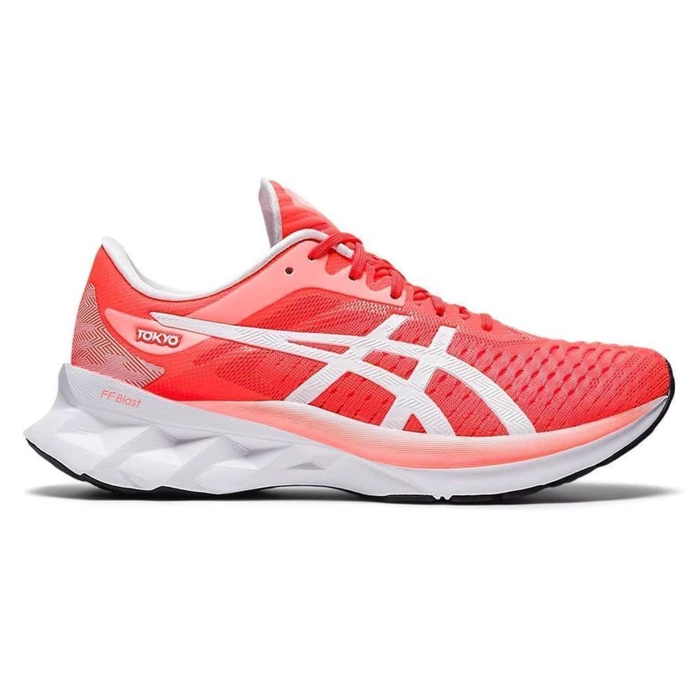 фото Кроссовки женские asics novablast красные 6.5 us