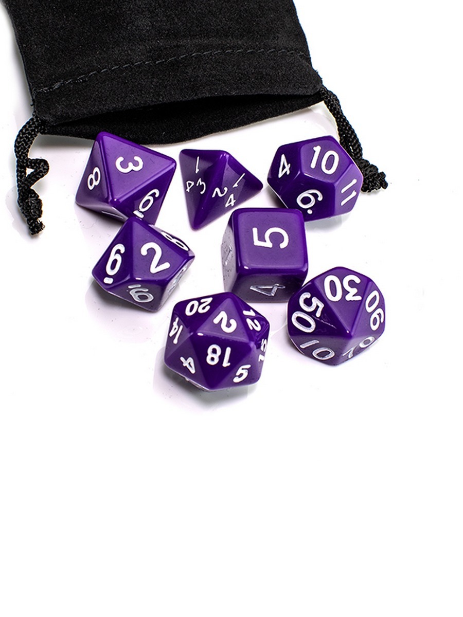 Кубики Stuff-Pro для ролевых игр темно-фиолетовый 273382