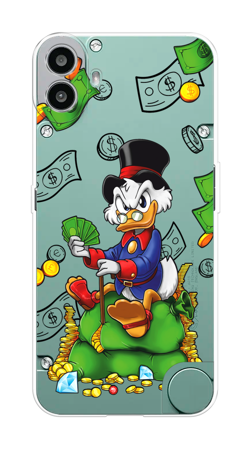 

Чехол на CMF Phone 1 "Scrooge Richness", Черный;синий;зеленый, 3300450-1