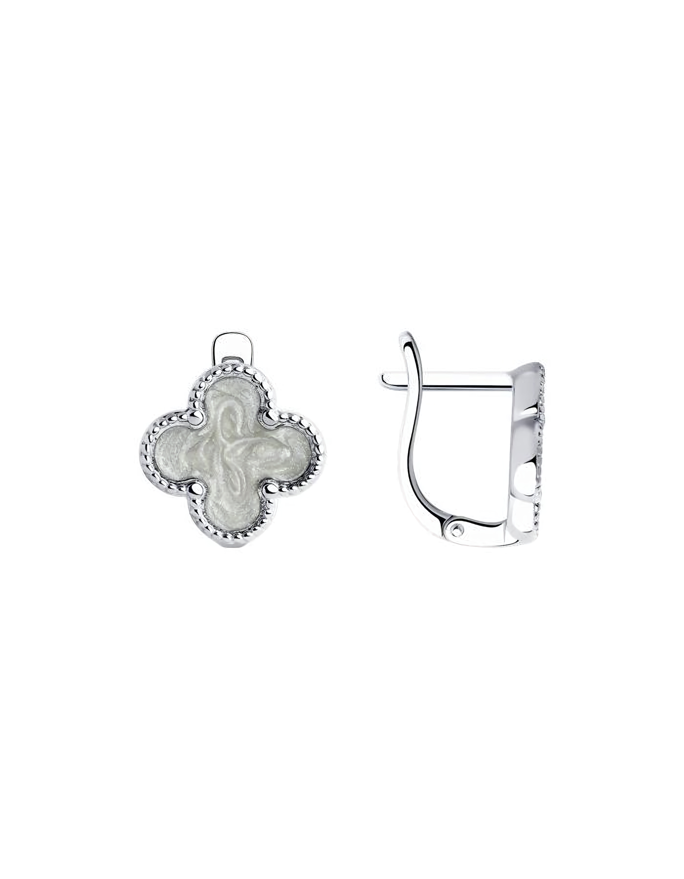 

Серьги из серебра TEO MAORI 894026443, эмаль, 894026443