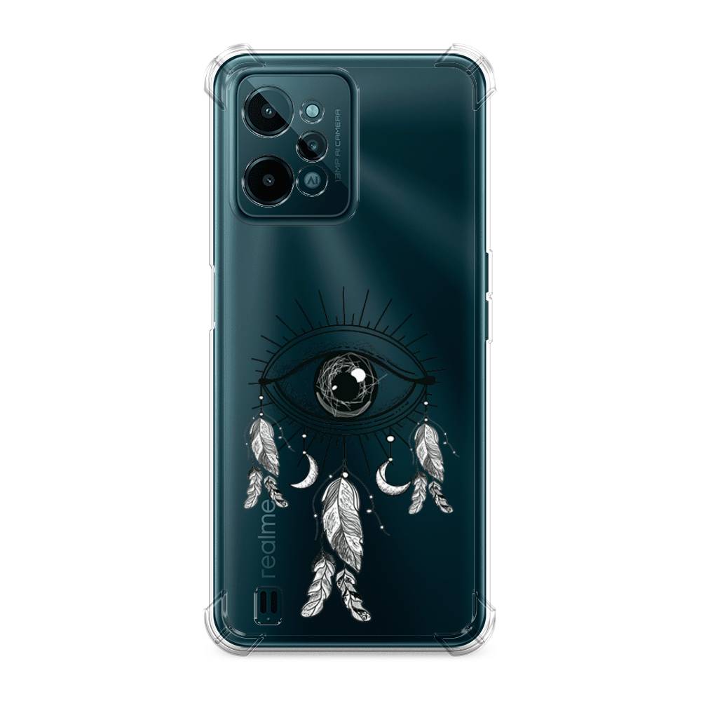 

Чехол Awog на Oppo Realme C15 "Всевидящее око-ловец снов", Серый, 259351-1