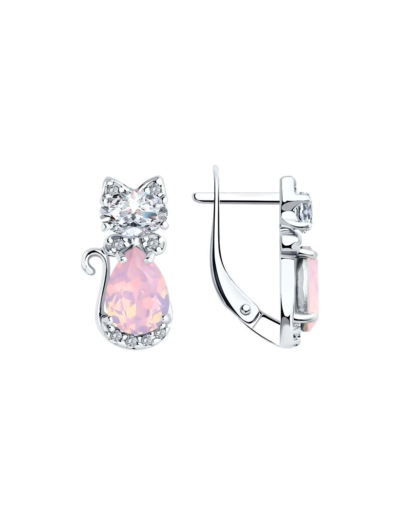 

Серьги из серебра TEO MAORI 894026423, Swarovski/фианит, 894026423