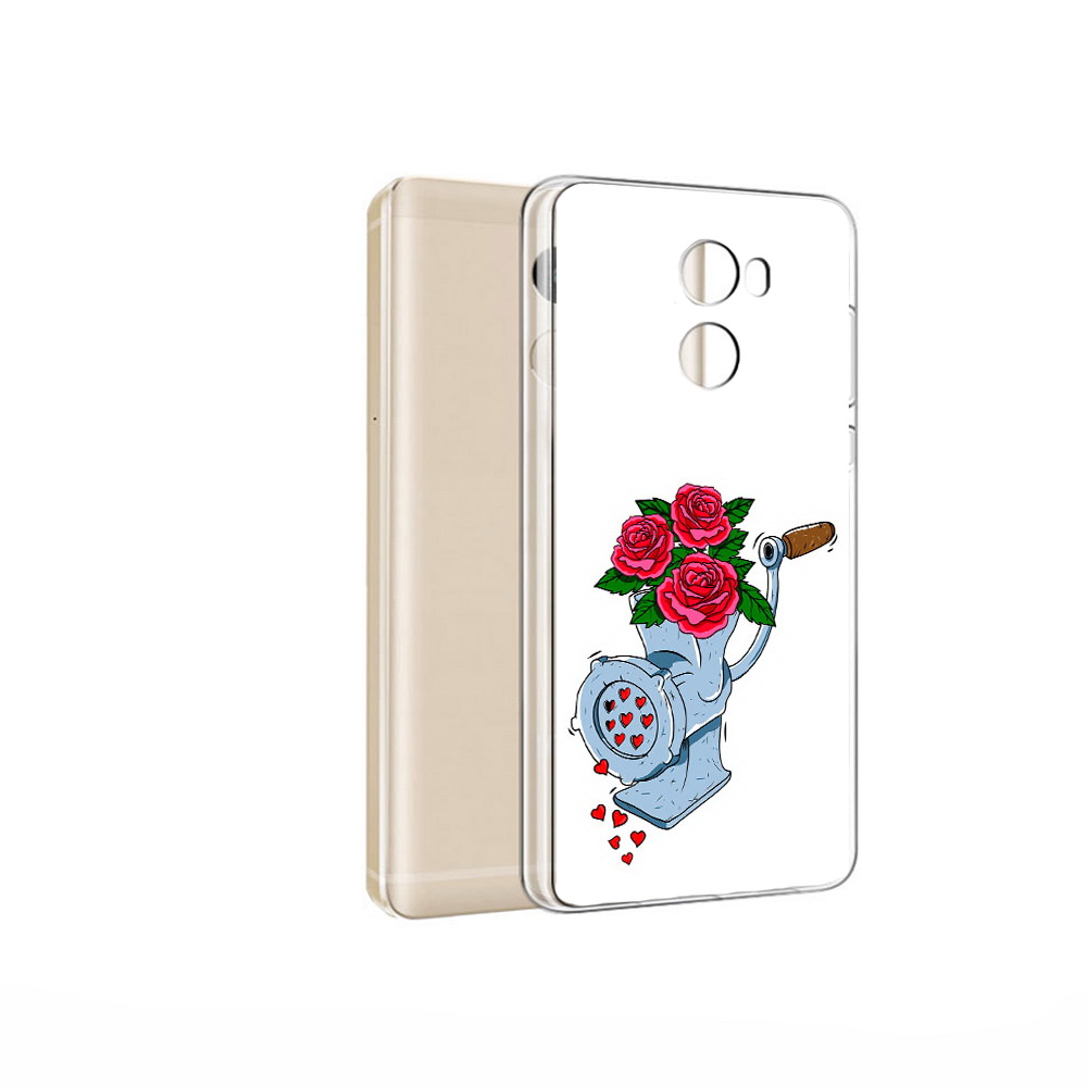 

Чехол MyPads Tocco для Xiaomi Redmi 4 Pro Цветочные сердца (PT47305.303.199), Прозрачный, Tocco