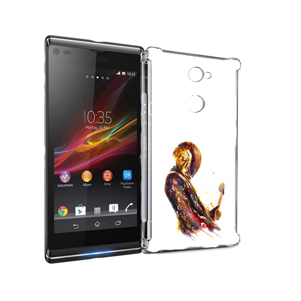 

Чехол MyPads Tocco для Sony Xperia L2 космо-музыкант (PT99662.233.393), Прозрачный, Tocco