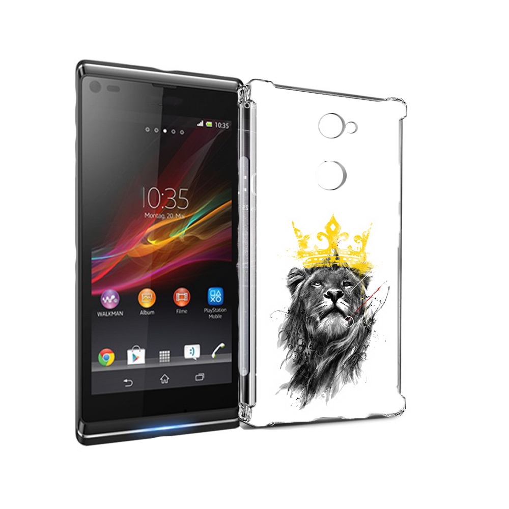

Чехол MyPads Tocco для Sony Xperia L2 король-лев (PT99662.233.391), Прозрачный, Tocco
