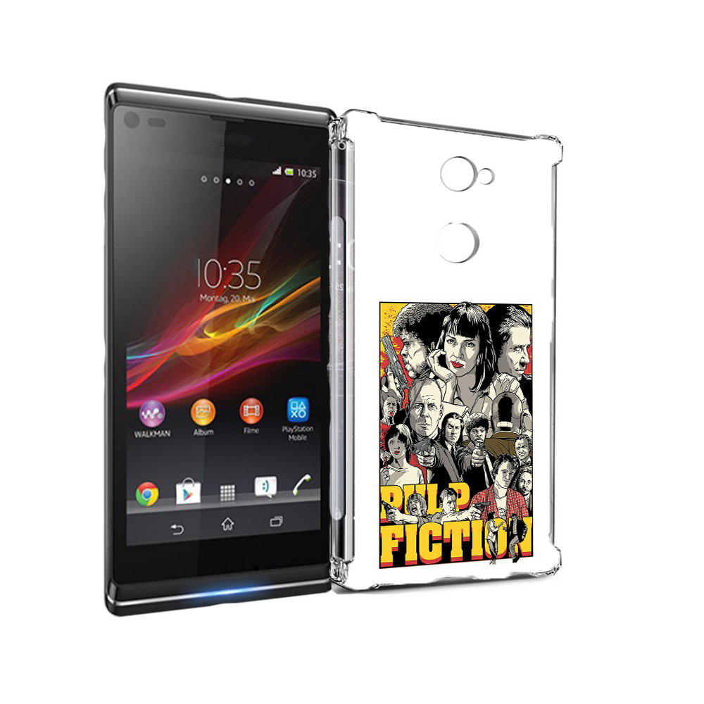 Чехол MyPads Tocco для Sony Xperia L2 комикс картинка (PT99662.233.390)