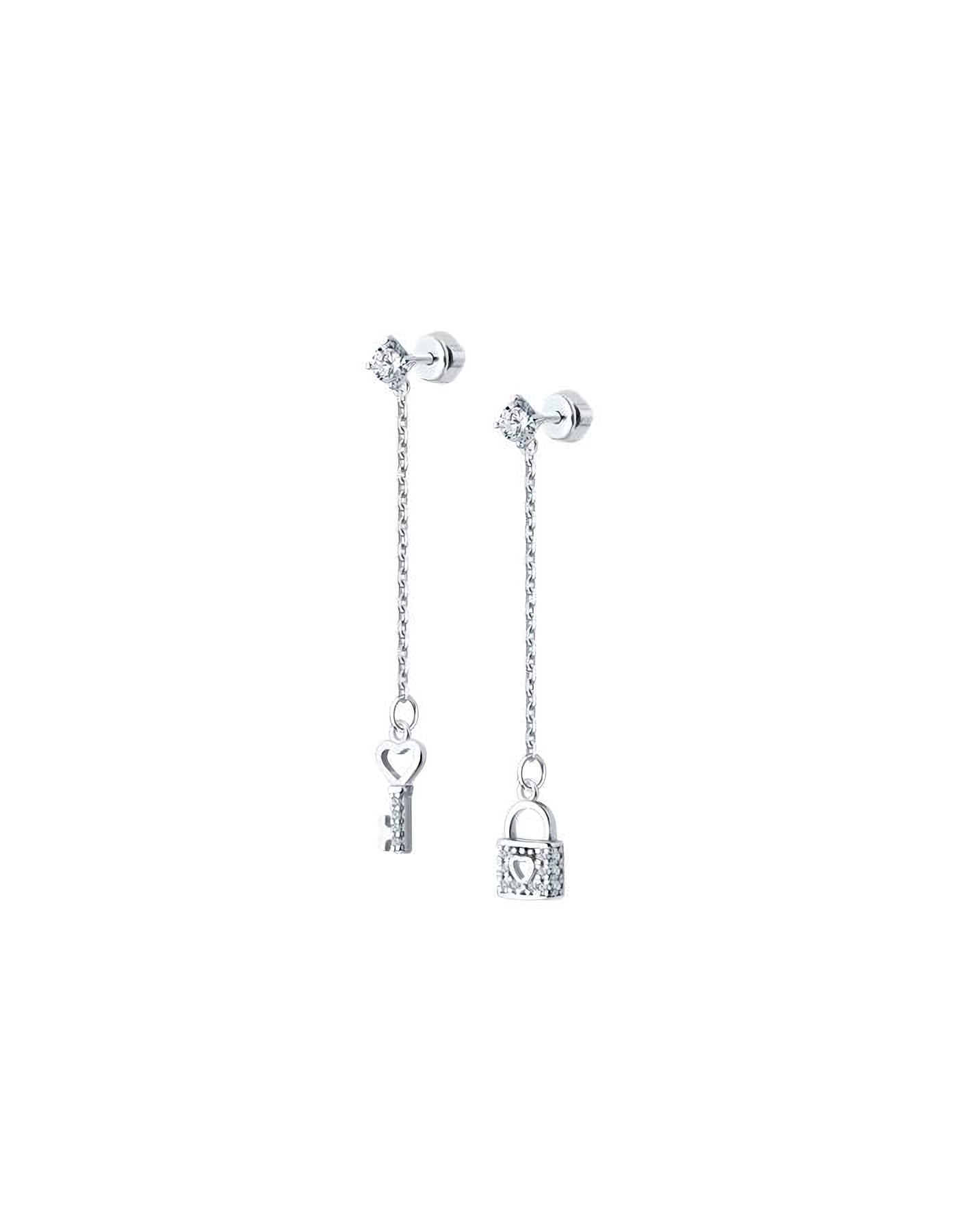 

Серьги пусеты из серебра TEO MAORI 894026416, фианит, 894026416