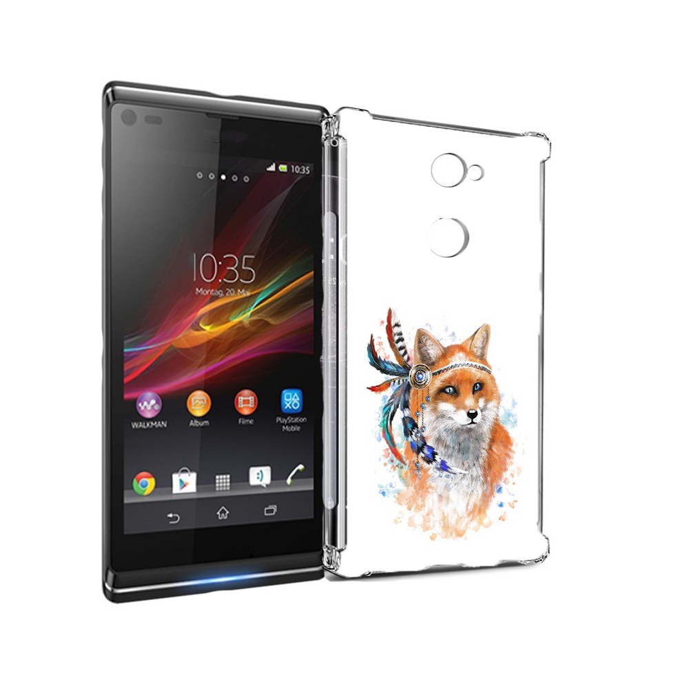 

Чехол MyPads Tocco для Sony Xperia L2 инду лиса (PT99662.233.377), Прозрачный, Tocco