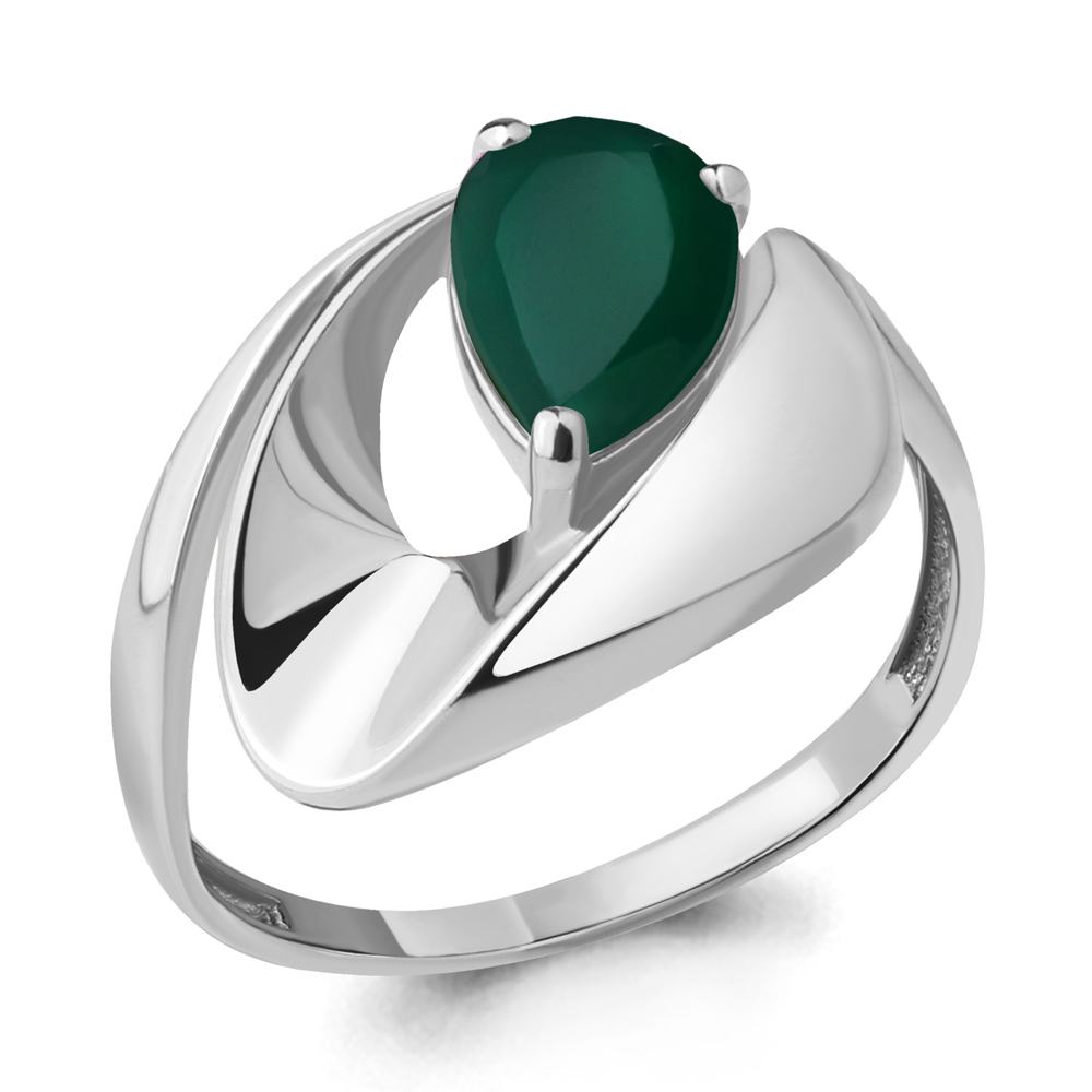 

Кольцо из серебра с агатом р. Aquamarine 6590709, 6590709_925_р