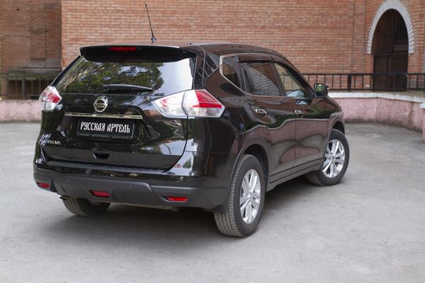 

Накладка на задний бампер АБС-пластик для Nissan X-Trail (2013-2020)