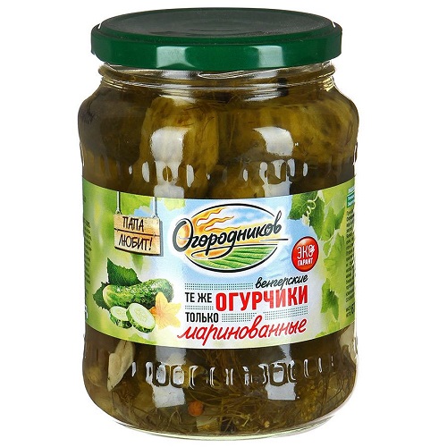 

Корнишоны Огородников Венгерские маринованные 680 г