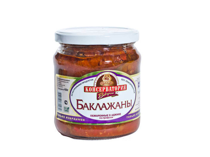 

Баклажаны Огородников в аджике 480 г