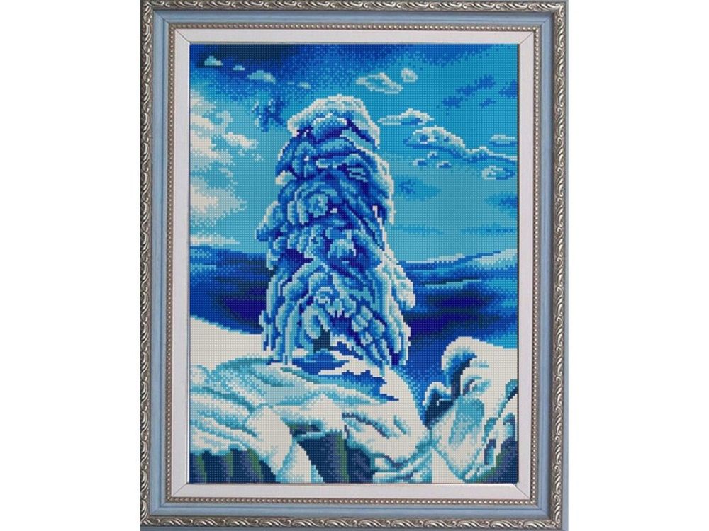 

Рисунок на ткани На севере диком И. Шишкин