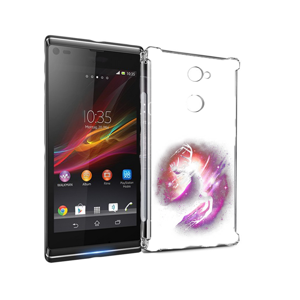 

Чехол MyPads Tocco для Sony Xperia L2 звездный олень (PT99662.233.354), Прозрачный, Tocco