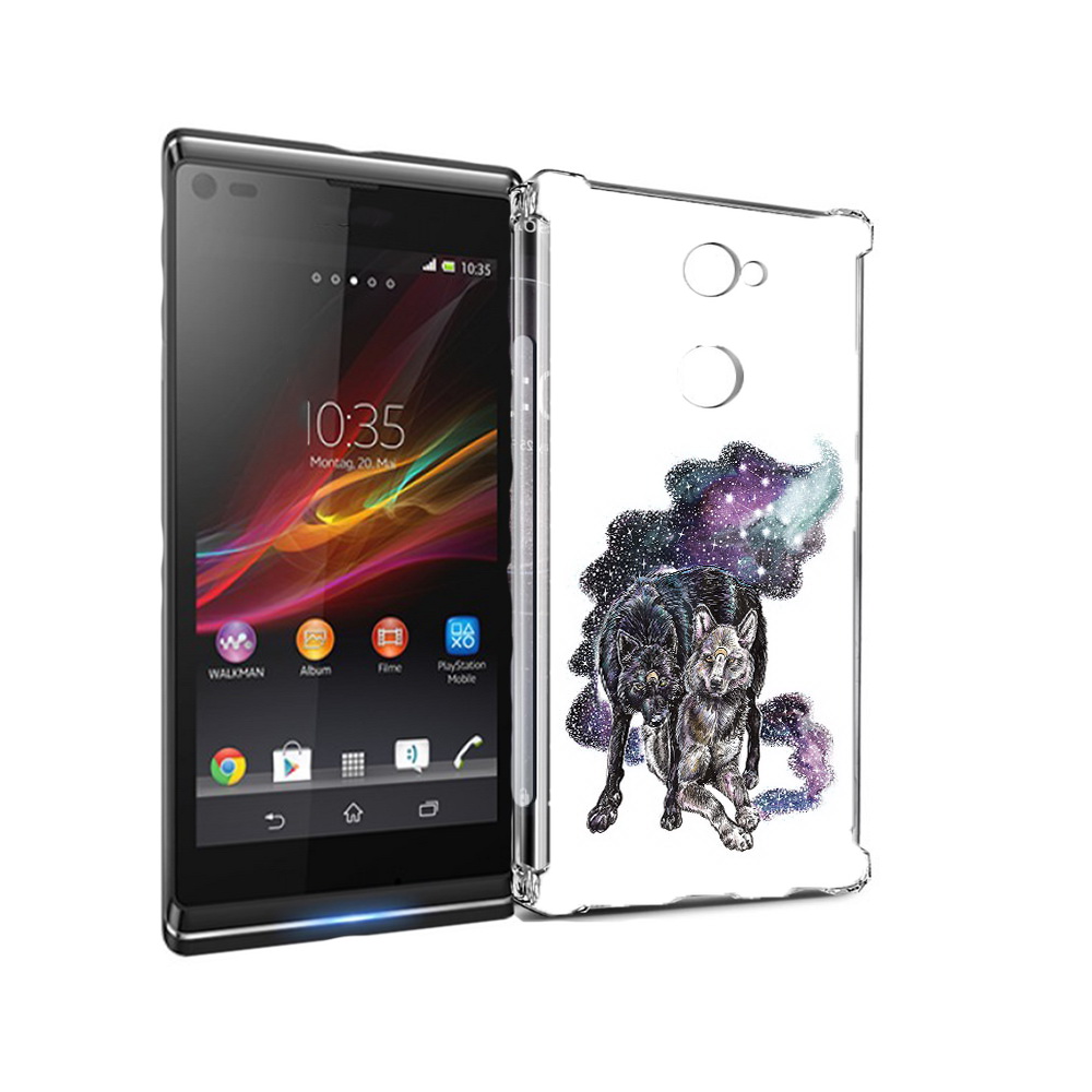 

Чехол MyPads Tocco для Sony Xperia L2 звездные волки (PT99662.233.352), Прозрачный, Tocco