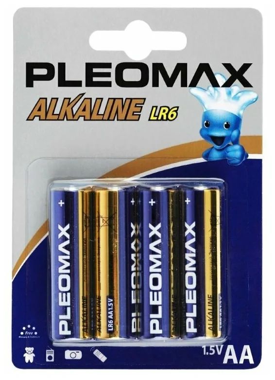 

Батарейка Lr06 Pleomax (Aa-Пальчиковые) 4 Шт. PLEOMAX арт. 26683