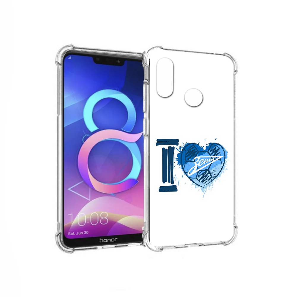 

Чехол MyPads Tocco для Honor 8C ФК я люблю зенит (PT121522.29.186), Прозрачный, Tocco
