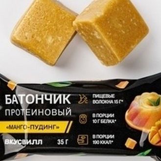 Батончик RAW Life протеиновый манго-пудинг 43 г 150₽