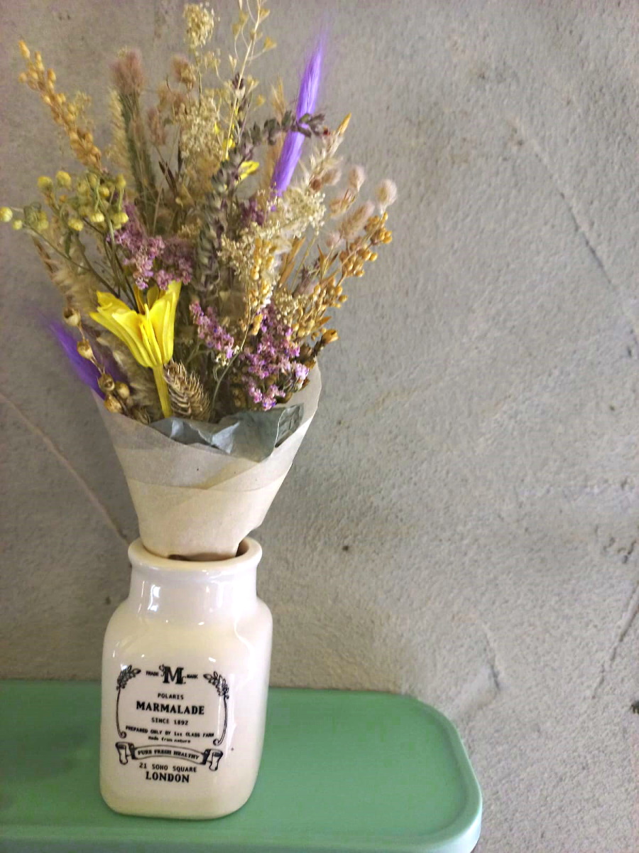 

Букет из сухоцветов Pampas Dekor, 15 см, Желтый;фиолетовый, мЖФ