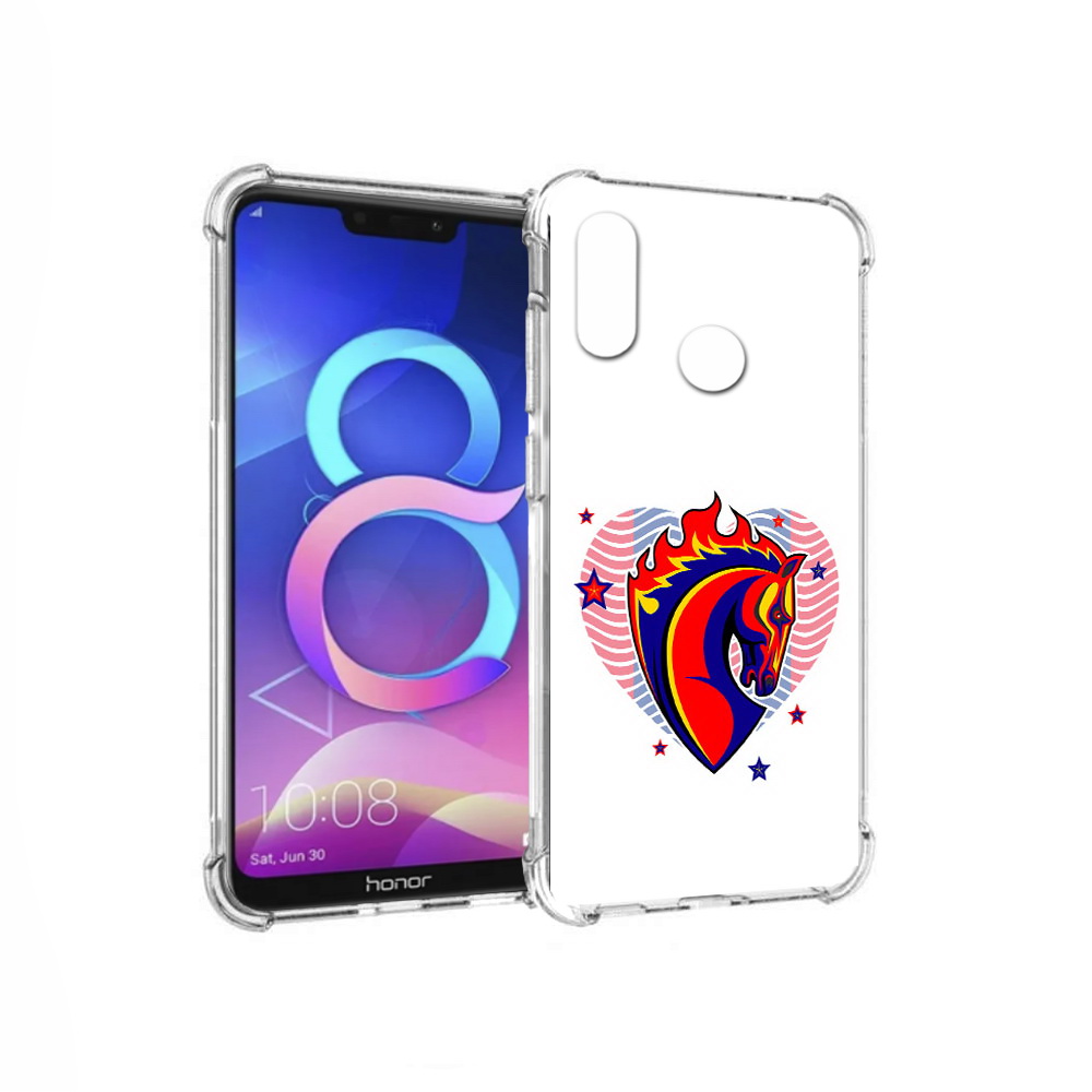 

Чехол MyPads Tocco для Honor 8C ФК ЦСЛ Лошадь (PT121522.29.180), Прозрачный, Tocco