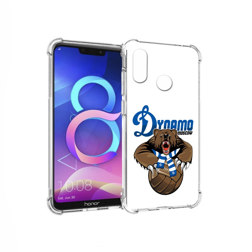 

Чехол MyPads Tocco для Honor 8C ФК Динамо медведь (PT121522.29.175), Прозрачный, Tocco