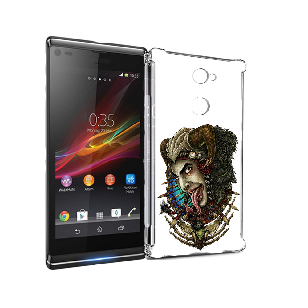 

Чехол MyPads Tocco для Sony Xperia L2 длинный язык (PT99662.233.330), Прозрачный, Tocco