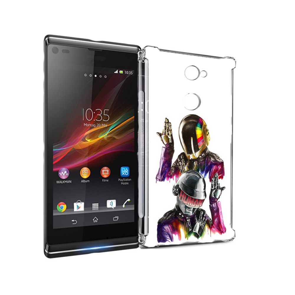 

Чехол MyPads Tocco для Sony Xperia L2 диско космонавты (PT99662.233.329), Прозрачный, Tocco