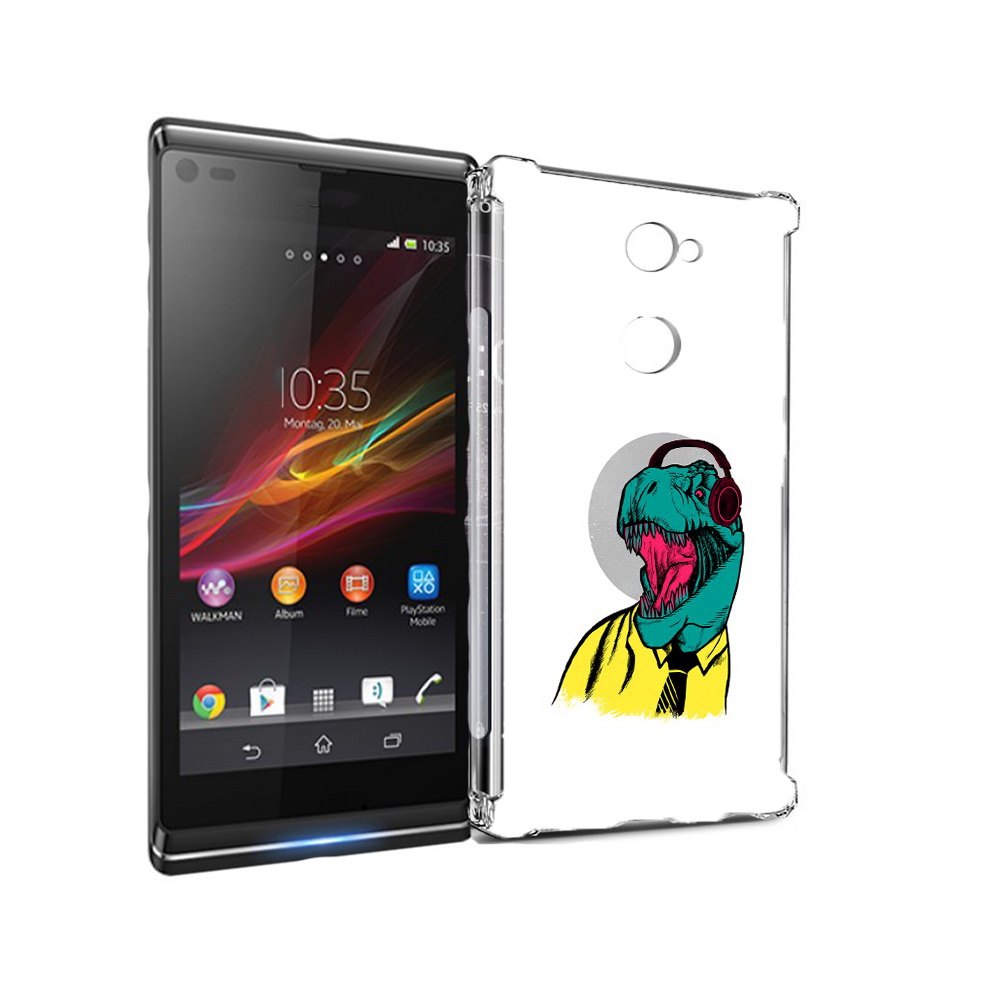 

Чехол MyPads Tocco для Sony Xperia L2 дино (PT99662.233.326), Прозрачный, Tocco