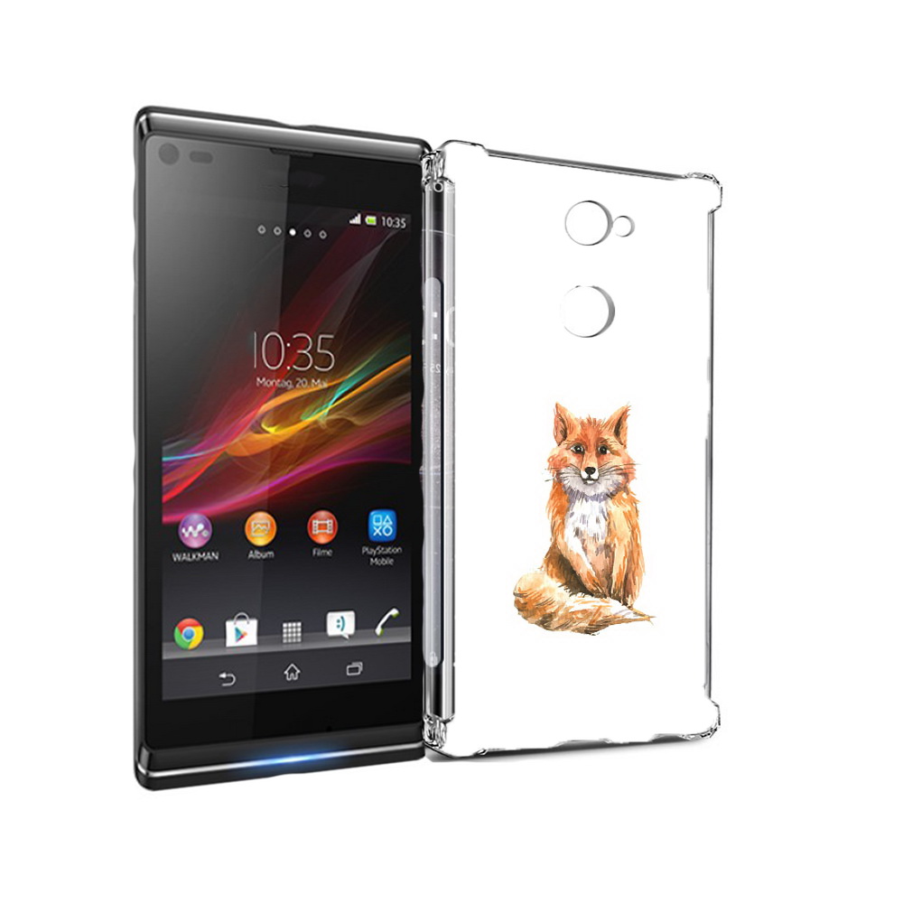 

Чехол MyPads Tocco для Sony Xperia L2 детская лиса (PT99662.233.320), Прозрачный, Tocco