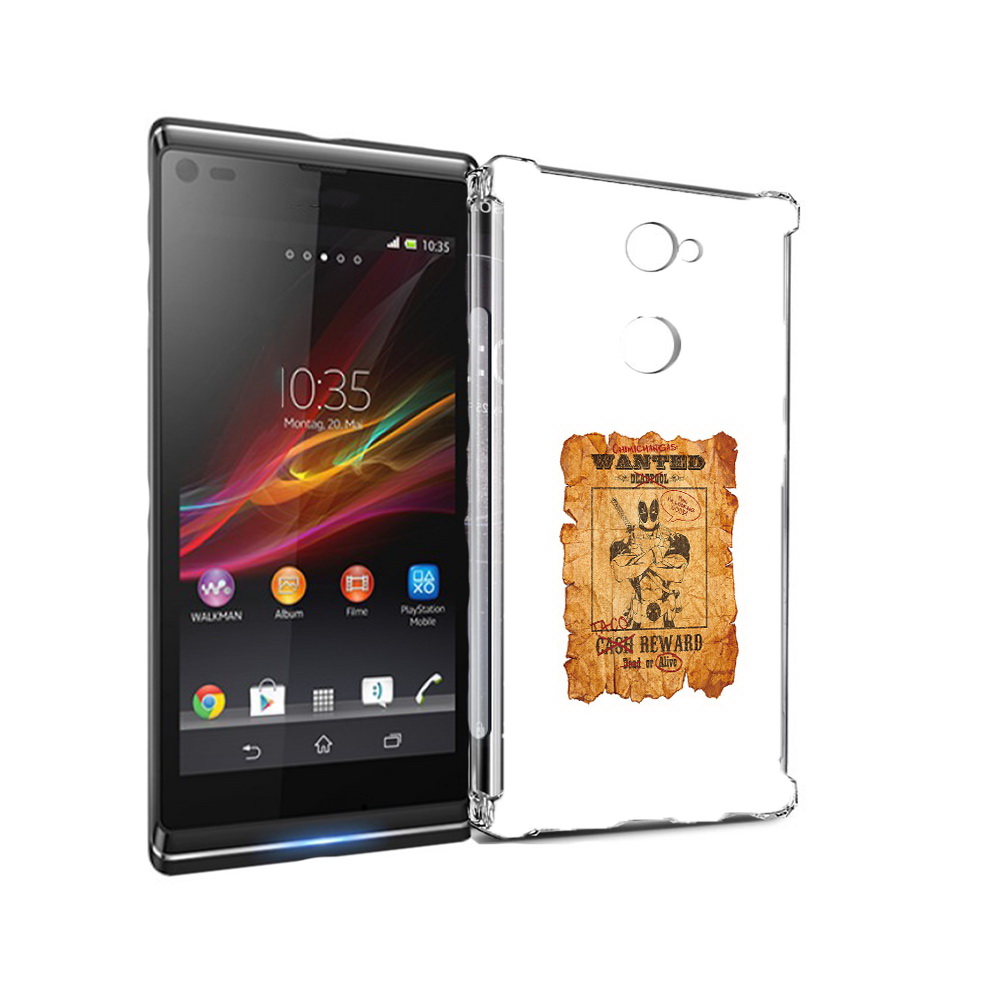 

Чехол MyPads Tocco для Sony Xperia L2 дедпул (PT99662.233.317), Прозрачный, Tocco